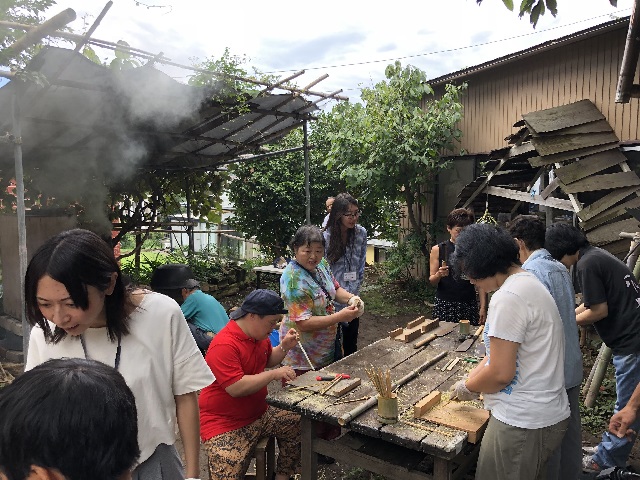 流しそうめん